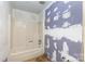 Outdated bathroom with a shower and tub combo needing updates and renovation to modernize the space at 3316 Fairhaven Rd, Rock Hill, SC 29732
