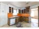 Kitchen with outdated appliances, cabinetry and backsplash at 3316 Fairhaven Rd, Rock Hill, SC 29732
