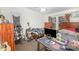 Bedroom with two beds, a ceiling fan, and a desk at 403 Carpenter Parker Ln, Rock Hill, SC 29730