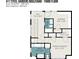 Floor plan of the third floor showing the bedrooms, baths, walk in closets and hall at 411 Steel Gardens Blvd, Charlotte, NC 28205