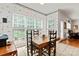 Inviting breakfast nook with large windows offering backyard views, perfect for casual dining at 4619 Glasgow Ct, Gastonia, NC 28056