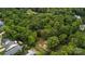 Wooded property featuring a single-Gathering home and outbuilding nestled among mature trees at 500 Peigler Nw St # Lots 1 & 2, Concord, NC 28027