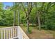 Private deck with scenic views of lush greenery and mature trees, offering a tranquil escape at 500 Peigler Nw St # Lots 1 & 2, Concord, NC 28027