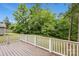 Expansive deck with white railings, offering ample space for outdoor seating and entertaining at 500 Peigler Nw St # Lots 1 & 2, Concord, NC 28027