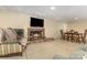Basement living area includes a fireplace and comfortable seating at 507 Richards Dr, Shelby, NC 28150