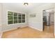 Inviting dining area features wood floors, a large window and easy access to the kitchen at 507 Richards Dr, Shelby, NC 28150