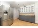 Spacious kitchen featuring stainless steel appliances and ample cabinet space at 507 Richards Dr, Shelby, NC 28150