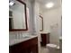 Elegant bathroom features double vanities, sleek fixtures, and ample counter space at 514 N Main St, Mount Gilead, NC 27306