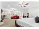 Spacious main bedroom with doors to the backyard and walk-in closet at 5418 Commodore Pl, Clover, SC 29710