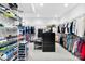 Spacious walk-in closet offering ample storage with organized shelving and hanging racks for clothing and shoes at 5418 Commodore Pl, Clover, SC 29710
