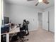 Bedroom with natural light, desk and office chair for a comfortable and productive workspace at 703 Pointe Andrews Dr, Concord, NC 28025