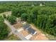 Scenic aerial view of two newly built homes nestled among lush trees and greenery at 894 Oval St, Kannapolis, NC 28081