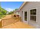 New home featuring a wooden back deck and door with access to the rear yard at 896 Oval St, Kannapolis, NC 28081