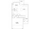 Detailed first-floor plan showcasing kitchen, living, and garage layout at 12744 Susanna Dr, Charlotte, NC 28214