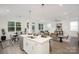Open-concept eat-in kitchen with lots of space and natural light at 12744 Susanna Dr, Charlotte, NC 28214