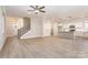Spacious open-concept area showcasing the living, dining, and kitchen areas at 12744 Susanna Dr, Charlotte, NC 28214