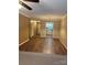 Spacious living room with lovely vinyl wood floors and convenient access to the kitchen at 1326 5Th Ne St, Hickory, NC 28601