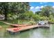 Enjoy a day out on the lake with this private boat dock and additional floating docks at 147 Bluewing Ln # 274, Mooresville, NC 28117