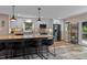 Modern kitchen with white cabinets, granite countertops, and stainless steel appliances at 147 Bluewing Ln # 274, Mooresville, NC 28117