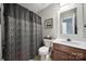 Bathroom featuring tile floor, and shower/tub combination at 2017 White Cedar Ln, Waxhaw, NC 28173