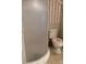 Bathroom with shower and toilet at 208 E Main St, Cleveland, NC 27013