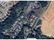 Aerial view of a neighborhood showcasing the home's location within the community at 2323 Granville Pl # A, Monroe, NC 28110