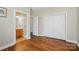 Inviting bedroom with adjacent bathroom and closet offering comfort and functionality at 2323 Granville Pl # A, Monroe, NC 28110