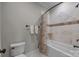 Bathroom showcasing a bathtub with tile surround and a shower curtain at 270 Kemp Rd, Mooresville, NC 28117