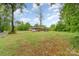 Lush backyard showcasing the landscape and the home at 2885 Wright Ave, Salisbury, NC 28147