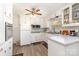 Clean kitchen with white cabinetry, stainless steel appliances, and a spacious countertop at 2885 Wright Ave, Salisbury, NC 28147