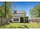 Well-maintained backyard with lush green lawn and a screened-in porch at 324 Elm St, Belmont, NC 28012