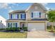 Charming two-story home with blue shutters and a well-manicured front yard at 532 Dalkeith Ave, Rock Hill, SC 29732