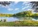 Picturesque pond view with clear water and surrounding greenery, perfect for a serene and relaxing atmosphere at 532 Dalkeith Ave, Rock Hill, SC 29732