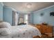 Comfortable bedroom featuring hardwood floors, a bay window and nice natural light at 5873 Alexis Ln, Vale, NC 28168