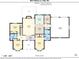 Detailed floor plan showcasing the layout of the home's main level, including kitchen, bedrooms, and living spaces at 5873 Alexis Ln, Vale, NC 28168