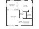 Detailed floor plan illustrating the layout of the living room, dining room, kitchen, and foyer at 668 Smith St, Kannapolis, NC 28083