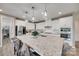 Gourmet kitchen boasts granite counters, stainless appliances, large island and ample cabinet space at 7049 Irongate Dr, Indian Land, SC 29707