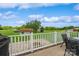 Backyard with patio, fencing, and outbuildings at 8520 Wright Rd, Kannapolis, NC 28081