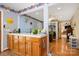 Kitchen featuring tile countertops, wood cabinetry, and stainless steel appliances at 907 Sikes Mill Rd, Monroe, NC 28110