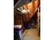 Well-organized attic storage with exposed beams, offering ample space for household items and seasonal decor at 10434 Blackstock Rd, Huntersville, NC 28078