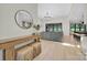 Open concept living room with modern furnishings and stylish decor, ideal for entertaining at 1141 Harper Lee Dr, Newton, NC 28658