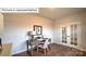 This is a well-appointed office with french doors, hardwood flooring, and decor at 1340 Secrest Commons Dr, Monroe, NC 28112