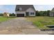 Classic single-Gathering home with gray siding and an attached garage, set within a spacious, unfinished lot at 145 Mason Tanner Ct, Rock Hill, SC 29730