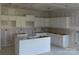 Spacious kitchen featuring white cabinets, a center island, and ample counter space for culinary creativity at 145 Mason Tanner Ct, Rock Hill, SC 29730