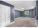 Bedroom features new carpeting, fresh paint, a new ceiling fan and great natural light at 15333 Catawba S Cir, Matthews, NC 28104