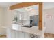 Modern kitchen featuring white cabinets, stainless steel appliances, quartz countertops at 15333 Catawba S Cir, Matthews, NC 28104