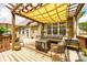 Charming back deck with outdoor seating, a grill, and views of the home's exterior at 1655 Essex Hall Dr, Rock Hill, SC 29730