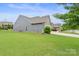 Well-maintained backyard with lush lawn and a home with gray siding at 3537 Plum St, Fort Mill, SC 29715