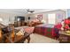 Spacious bedroom featuring a ceiling fan and comfortable furnishings at 3537 Plum St, Fort Mill, SC 29715