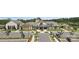 A panoramic view of the community's grand clubhouse and parking lot at 3537 Plum St, Fort Mill, SC 29715